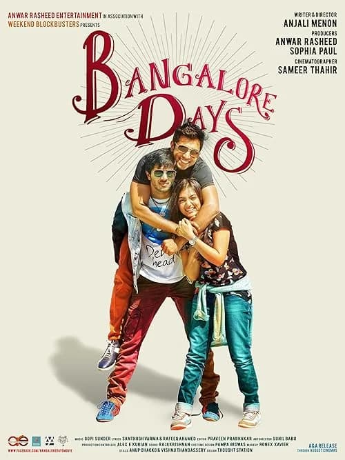 Bangalore Days film posteri